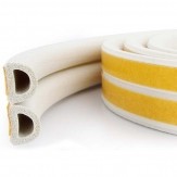 Уплотнитель для дверей белый 14*12