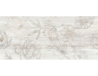 Керамогранит Фелиция Деко 1 серая 20*45