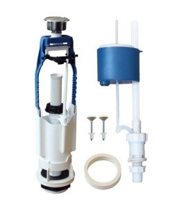 Арматура унив. Псков ниж/подв хром. кнопка