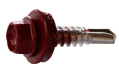 Саморез ШГК 5,5х19мм, Винно-красный 3005