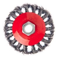 Щетка Bartex тарелка круч. проволока d 100мм, М14 гайка