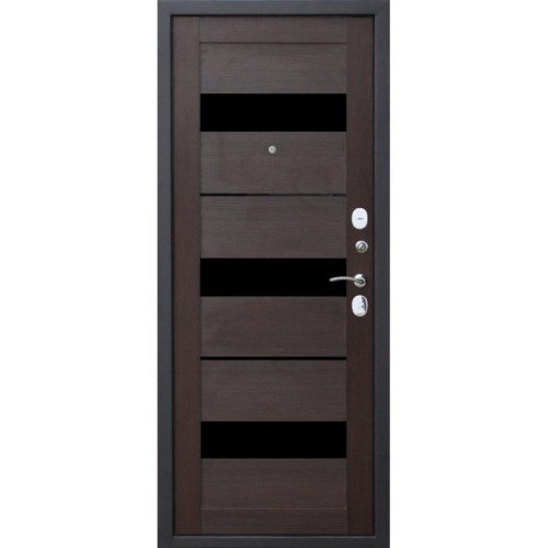 Дверь стальная Гарда муар темный кипарис (2050*960) левая 7,5см