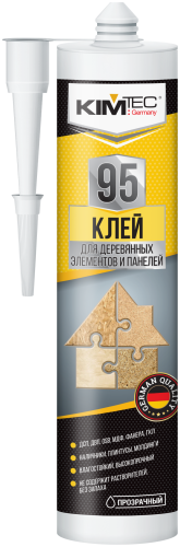 Клей KIM TEC 95 для ДСП,ДВП и ОСБ прозр. 280мл