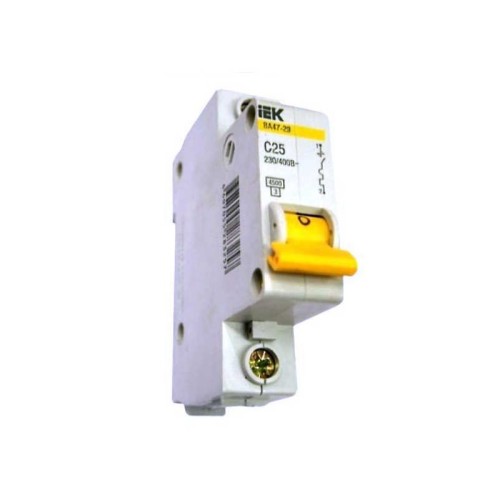 Выключатель авт. мод. 1П С 25A ВA 47-29 4.5kA MVA20-1-025-C