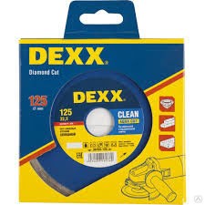 Круг алмазный 125мм сплошной DEXX 36703-125