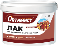 Лак=Оптимист полиакрил 1кг мат L209