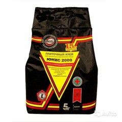 Клей для плитки ЮНИС-2000 5кг(Черный)