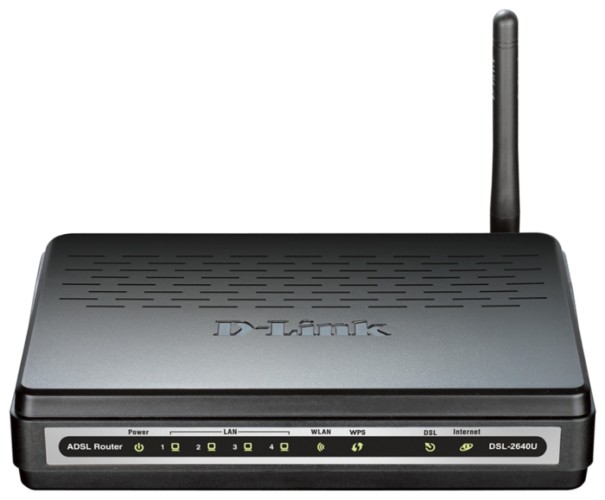 Маршрутизатор D-Link DSL-2640U (ADSL2+)