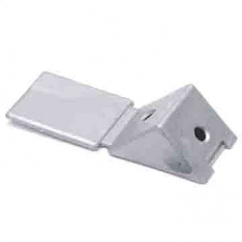 Уголок монтажный серый