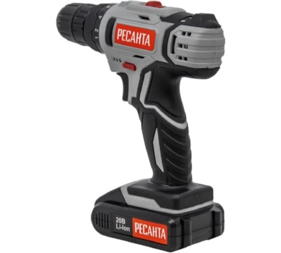 Дрель-шуруповерт Акк. Ресанта ДА-20-2ЛК