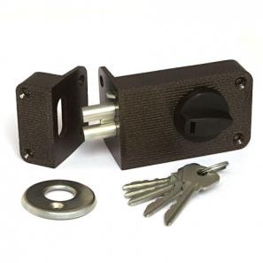 Замок накладной ЗН2-3 бронза Зенит