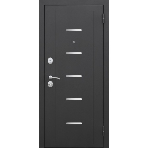 Дверь стальная Гарда муар темный кипарис (2050*860) левая 7,5см