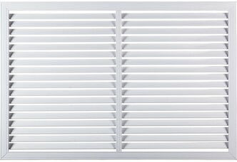 Решетка радиаторная 90*60 белая
