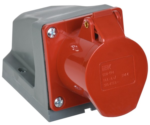 Розетка стационарная 32А 123 PSR12-032-4 ИЭК