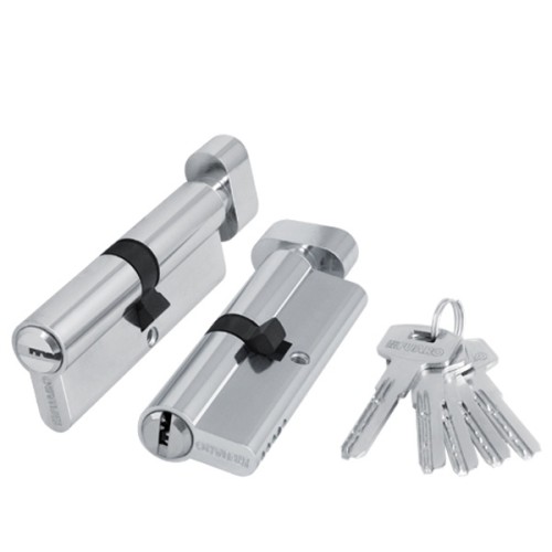 Мех. цилиндр AZ200/90 mm (30+10+50) CP хром