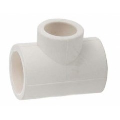 Тройник перех.25х20х25 белый