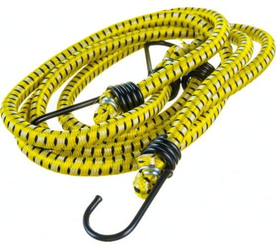 Шнур 7мм*80см крепежный, резин. с крюками 2шт. STAYER 40505-080