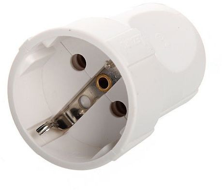 Розетка штепсельная с/з каучук 16А IP44 602228
