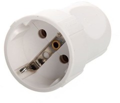 Розетка штепсельная с/з каучук 16А IP44 602228