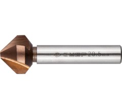 Зенкер 20,5*63мм конусный хв.10мм, для раззенковки М10 Зубр