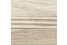 Порог-стык 38мм 1,8м груша белая