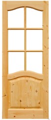 Дверной блок Каролина ДО 70 с коробкой, массив сосны