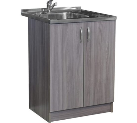 Тумба 60*50 дуб темный (2 дверцы)