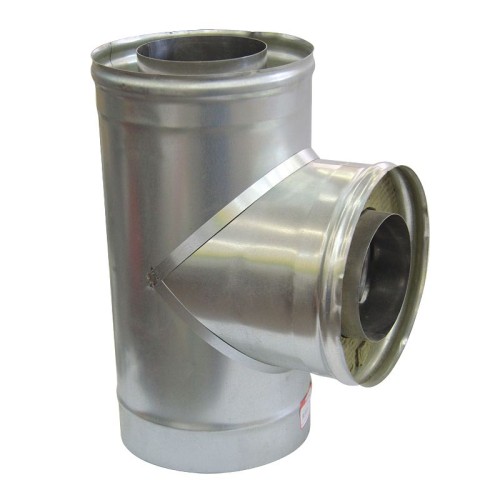 Сэндвич-тройник 90* нерж. 0,8мм ф200*115