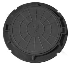 Люк канализационный полимерный d-750 (1,5т)