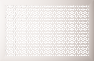 Решетка радиаторная 120*60 Илона белый