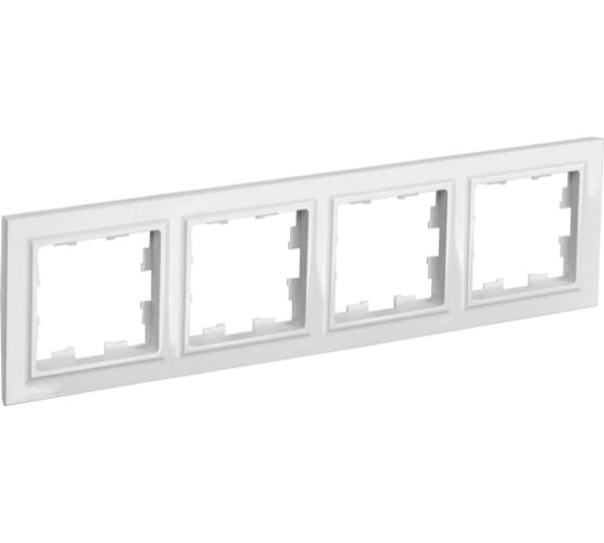 Рамка 4П белый РУ-4-БрБ Brite