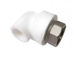 Уголок комб. с накид. гайкой 20х1/2 PP-R Rosturplast