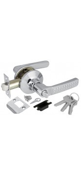 Защелка 6026 CP-E PUNTO кл/фик. хром