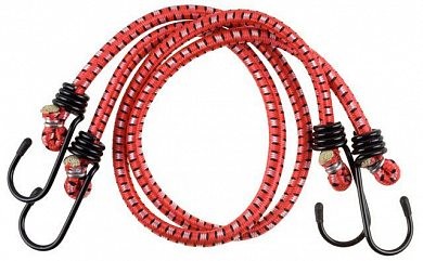 Шнур 7мм*100см крепежный, резин. с крюками 2шт. STAYER 40505-100