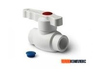 Кран шаровый PPRC 32 белый ST