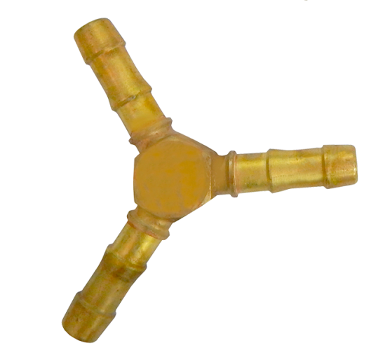 Тройник 9/9/9 латунь