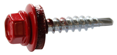Саморез ШГК 4,8х29мм, Крас.вин. 3005