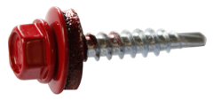 Саморез ШГК 4,8х29мм, Крас.вин. 3005