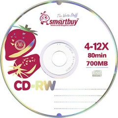 Диск CD-RW 80min 4-12x