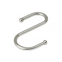 Крючок для рейлинга с шариком хром