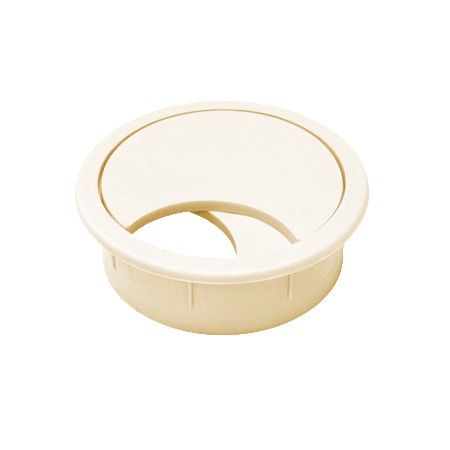 Розетка комп. стола ваниль