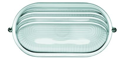 Светильник 1407 (НПБ 60Вт) бел.овал ресн.IP54 Navigator