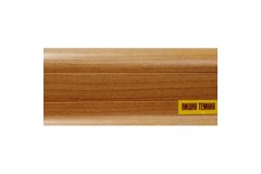 Плинтус ПВХ 5 Вишня с каб.кан.с рез.краем