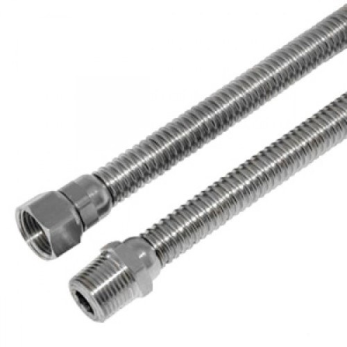 Подводка газ сильф. 1/2" 80см г/ш