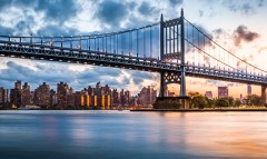 Керамогранит Бридж син. декор 02 250*400