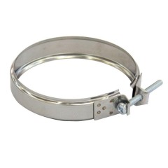 Хомут обжимной нерж. 0,5мм Ф115