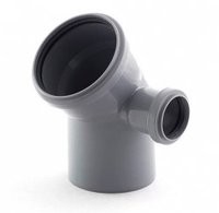 Колено 110 с отводом 50 угол 45 правый