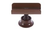 Опора регулируемая П корич./чер. 16мм