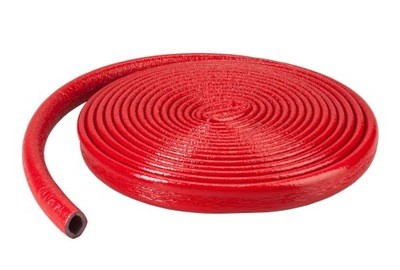 Утеплитель для трубы d18/4 красный 11м