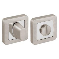 Ручка поворотная PUNTO BK6 QR SN/CP-3 мат. никель/хром